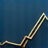 Upward trending chart icon for investment advisory