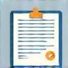 Contract document icon for sales and leasing