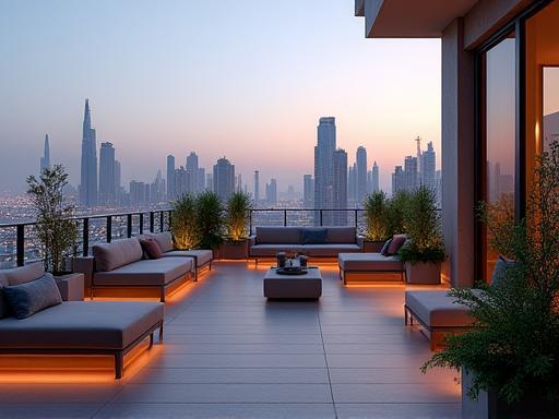 Spacious 4-bedroom penthouse with large terrace overlooking Dubai Marina